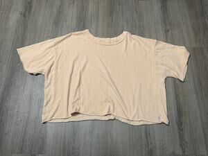 Free People Movement Women's Peach Inspire Tee